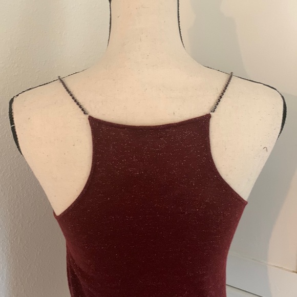 Sam Edelman Irina Cowl Neck Rhinestone Strap Camisole In size S - Picture 6 of 14